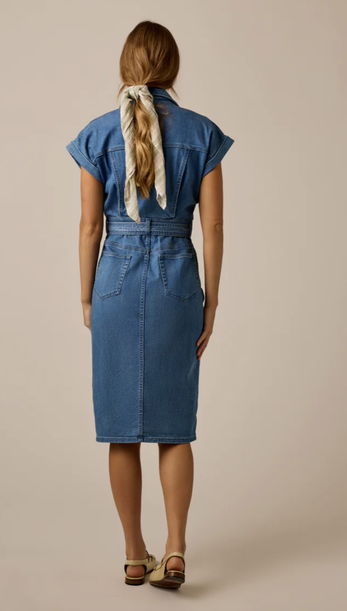 Franny Lightweight Denim Dress – Shoals boutique