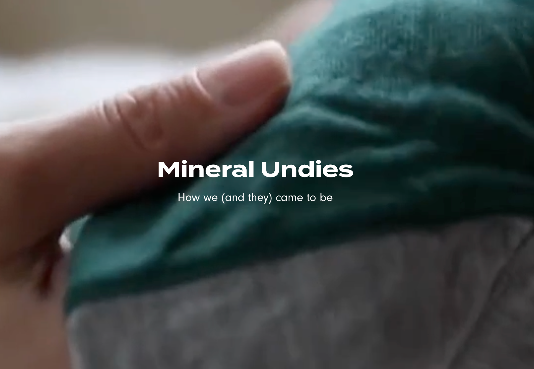 huha mineral underwear