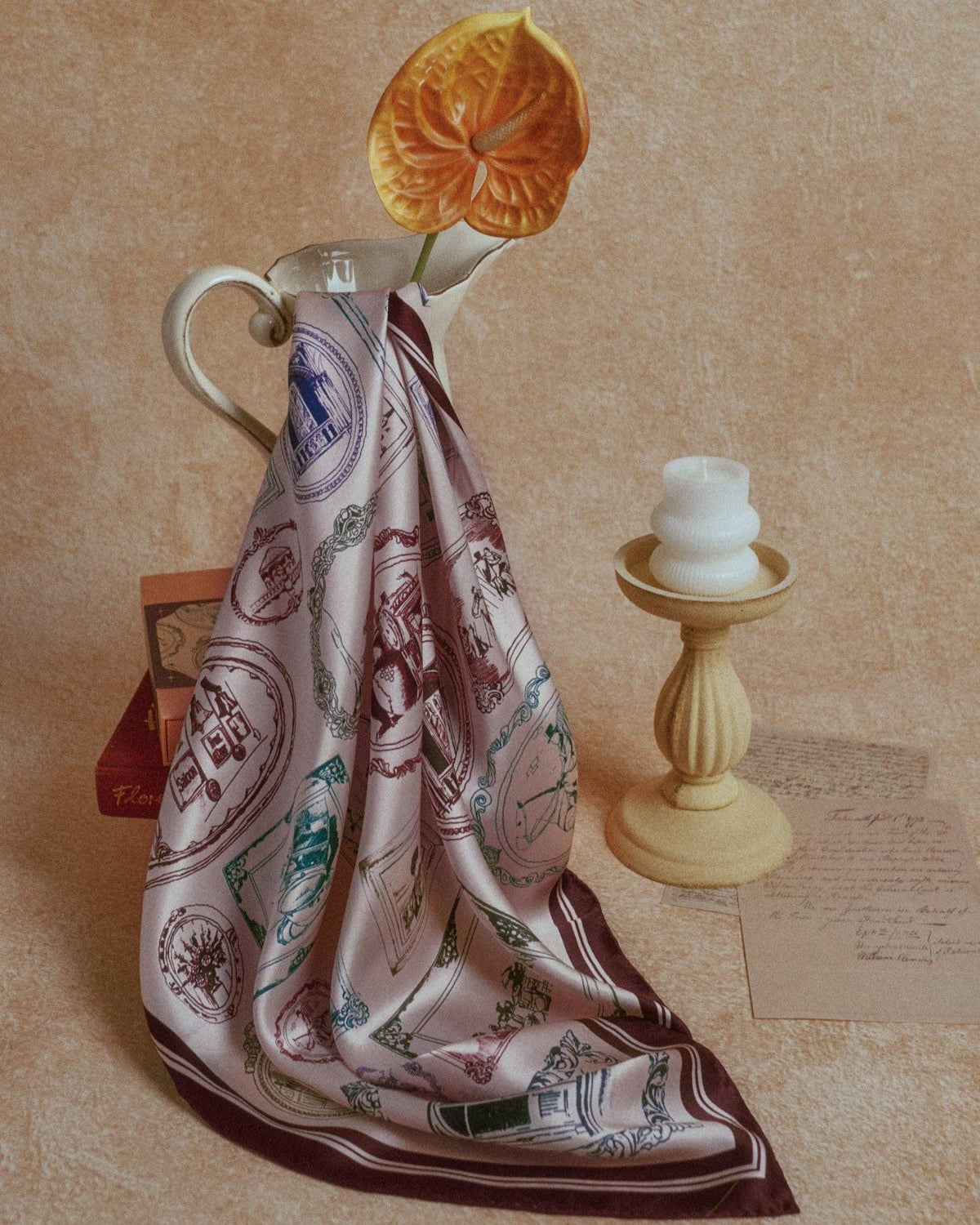 Downton Abbey "The Grand Finale" Silk Scarf