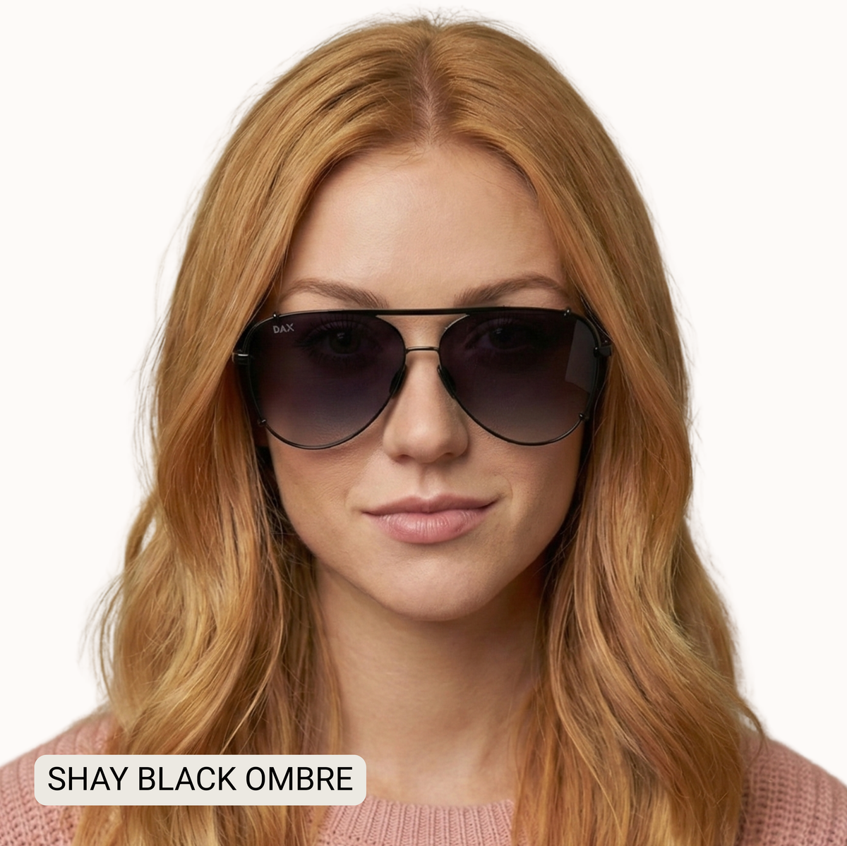 DAX Eyewear - SHAY - Women's Polarized Large Hair Friendly Aviator