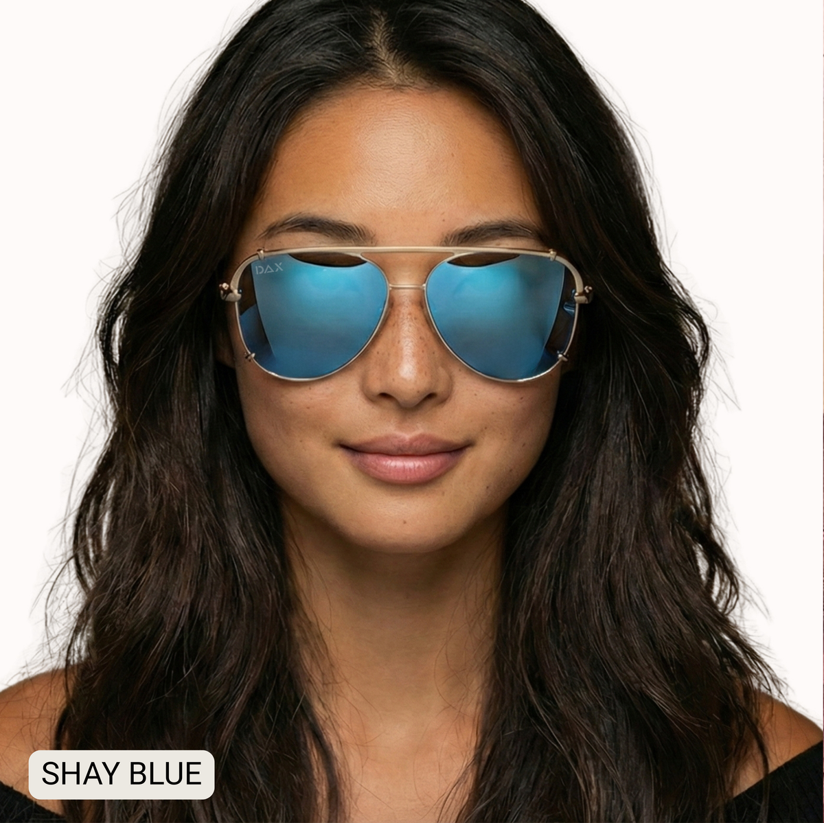 DAX Eyewear - SHAY - Women's Polarized Large Hair Friendly Aviator