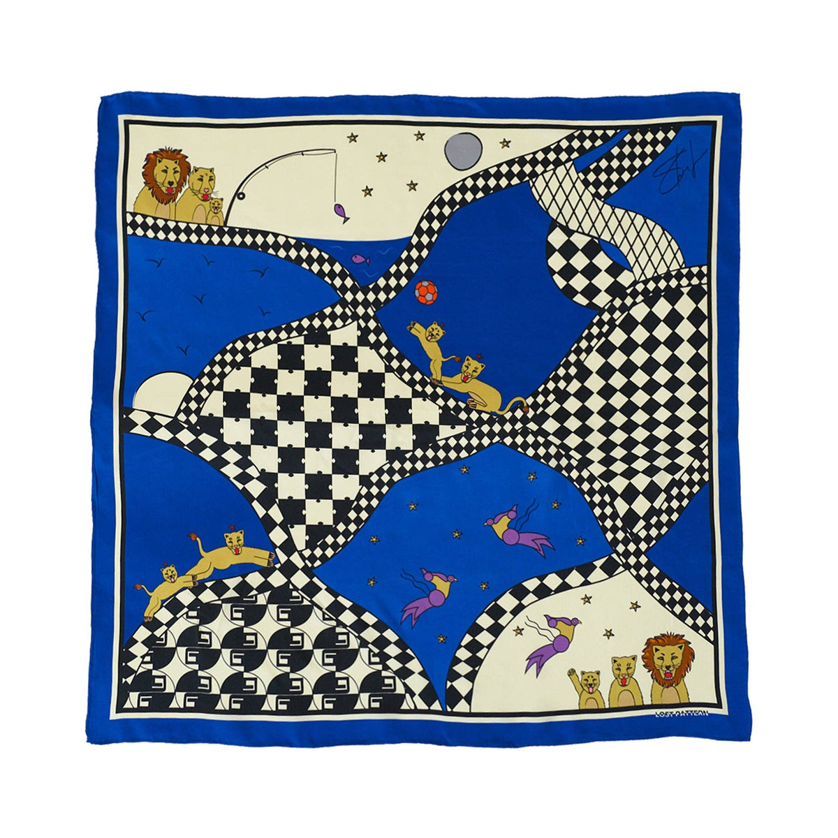 "Journey" Silk Scarf by SHANTALL LACAYO