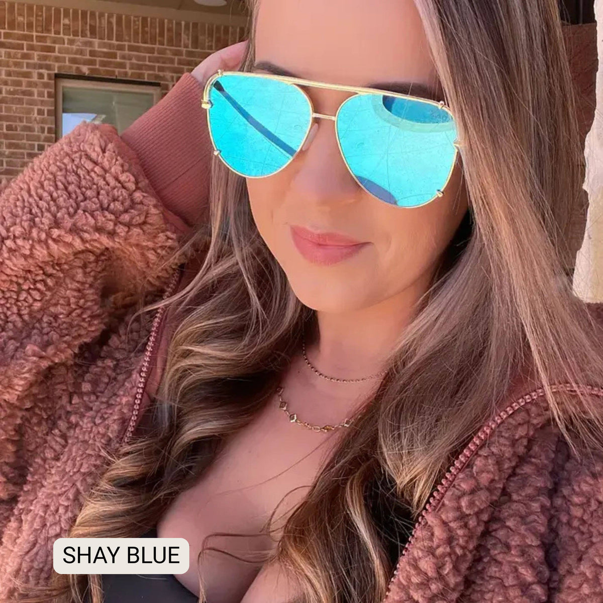DAX Eyewear - SHAY - Women's Polarized Large Hair Friendly Aviator