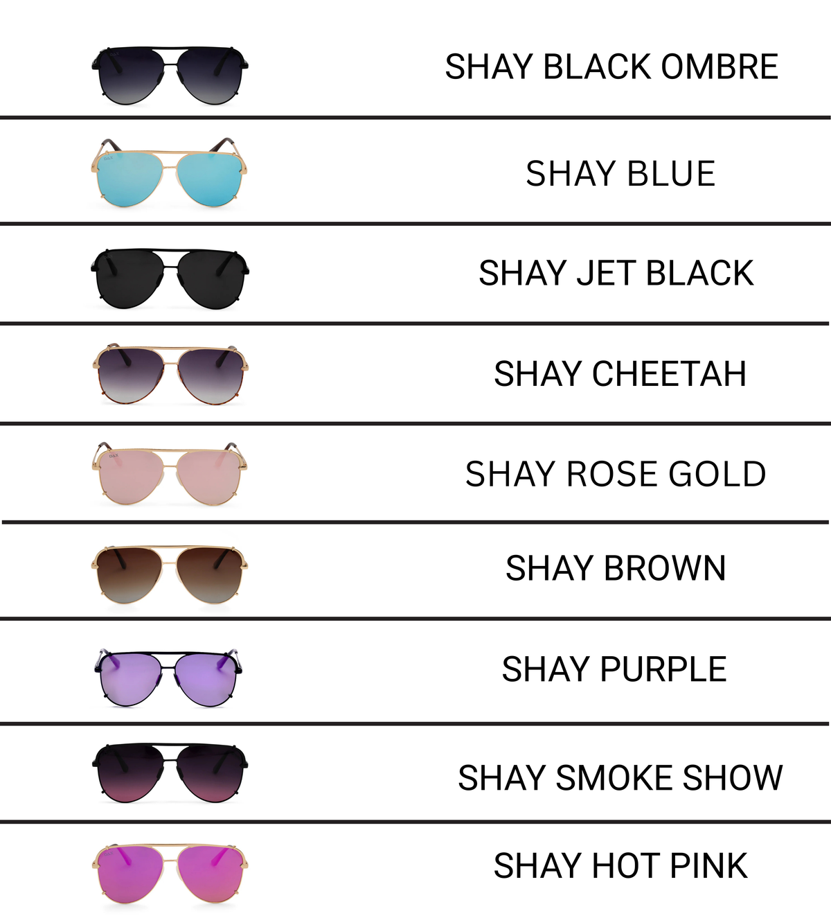 DAX Eyewear - SHAY - Women's Polarized Large Hair Friendly Aviator