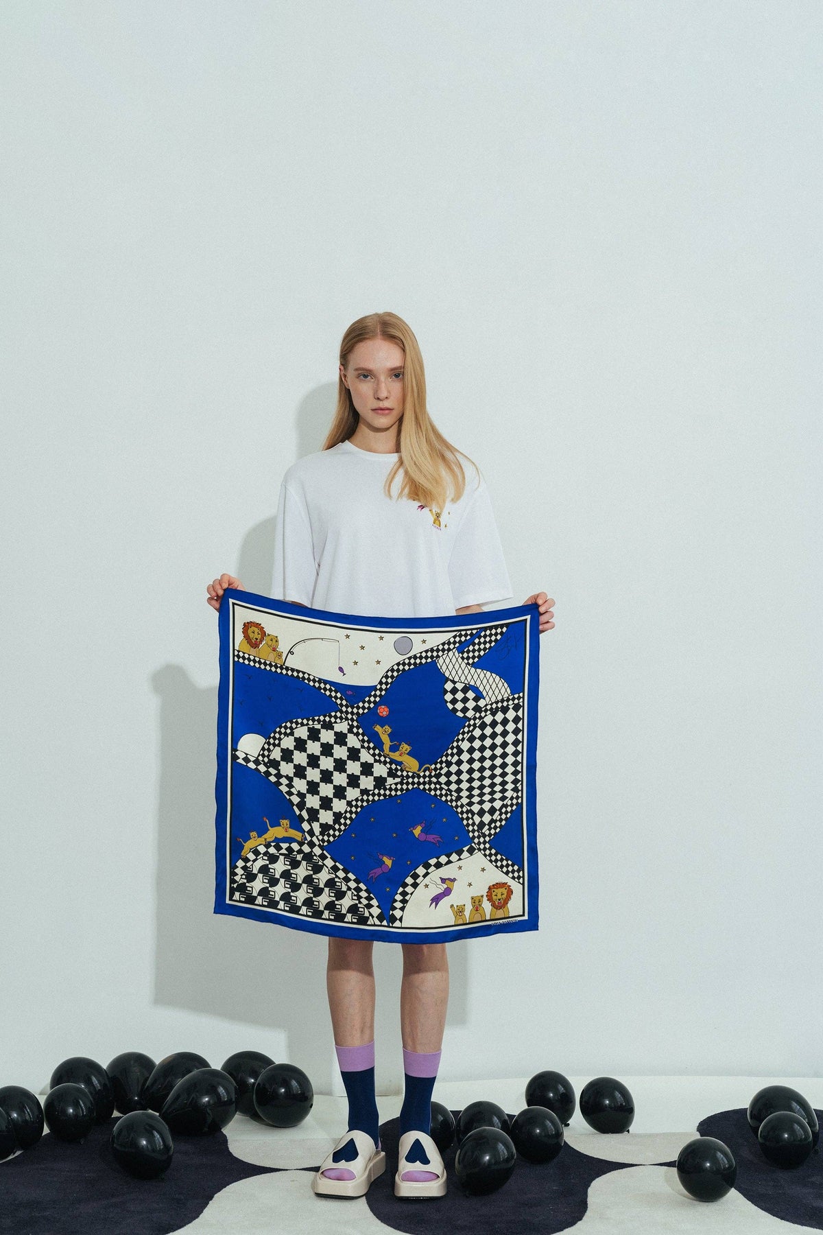 "Journey" Silk Scarf by SHANTALL LACAYO