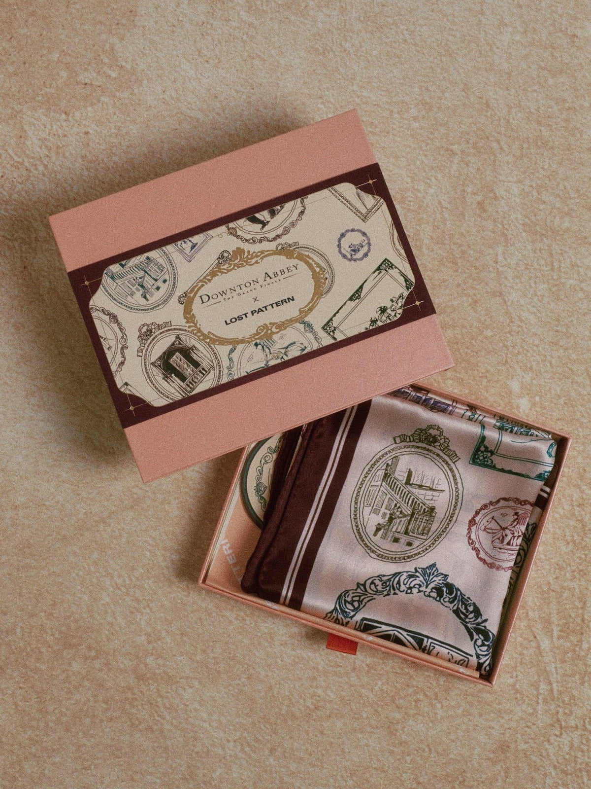 Downton Abbey "The Grand Finale" Silk Scarf