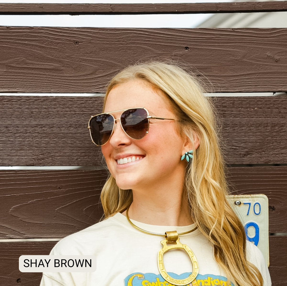 DAX Eyewear - SHAY - Women's Polarized Large Hair Friendly Aviator