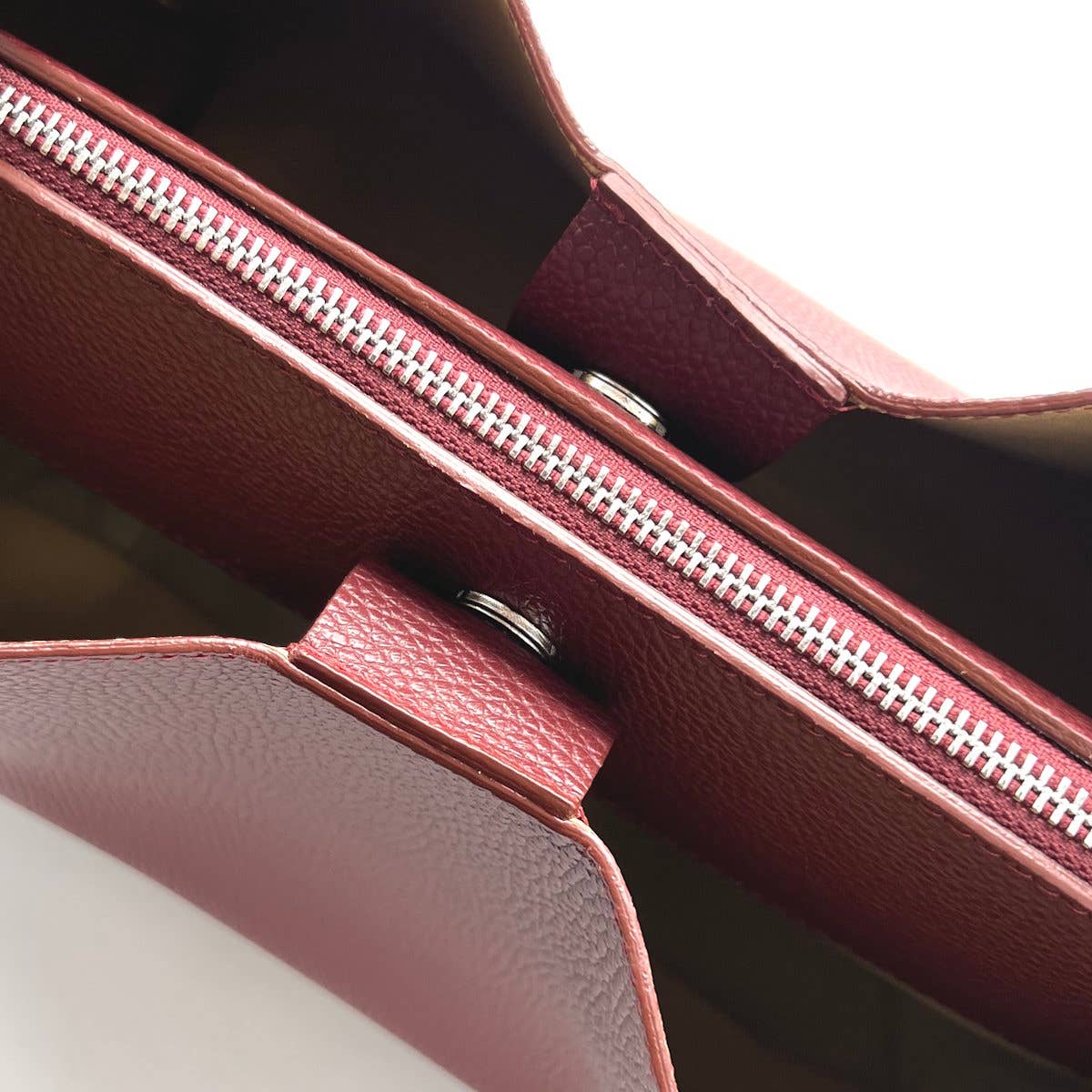 Genuine Italian Leather XL Bordeaux Handbag