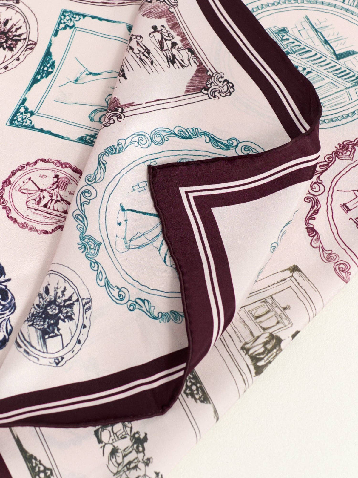 Downton Abbey "The Grand Finale" Silk Scarf