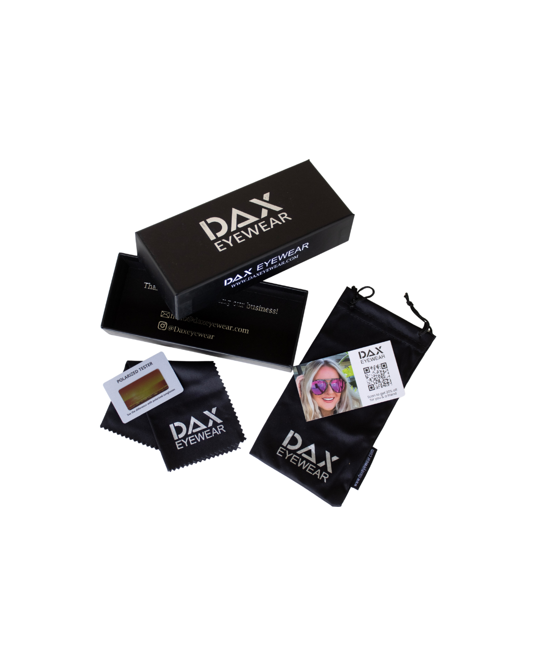 DAX Eyewear - SHAY - Women's Polarized Large Hair Friendly Aviator