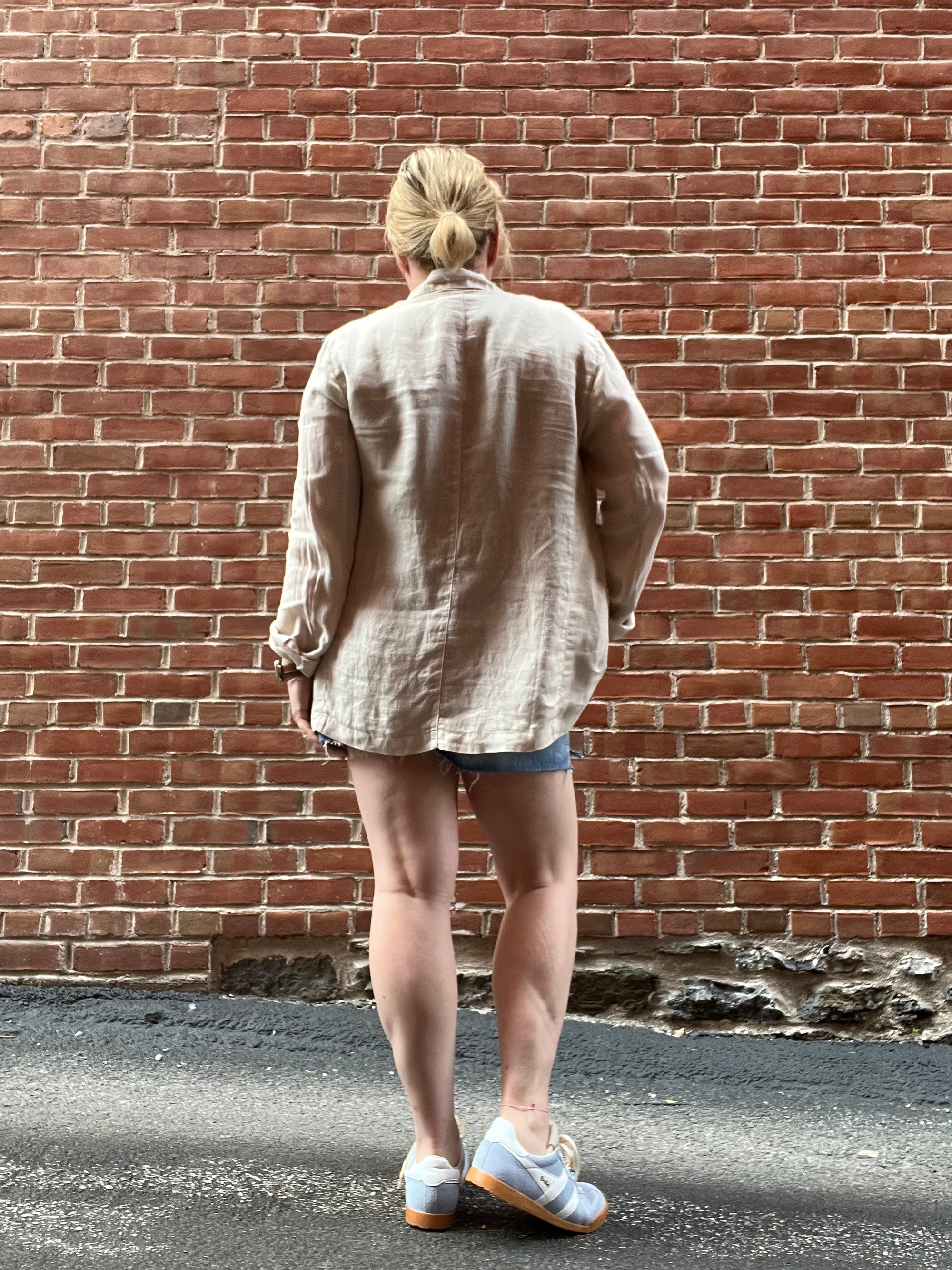 Velvet by Graham &amp; Spencer IMAN Linen Blazer