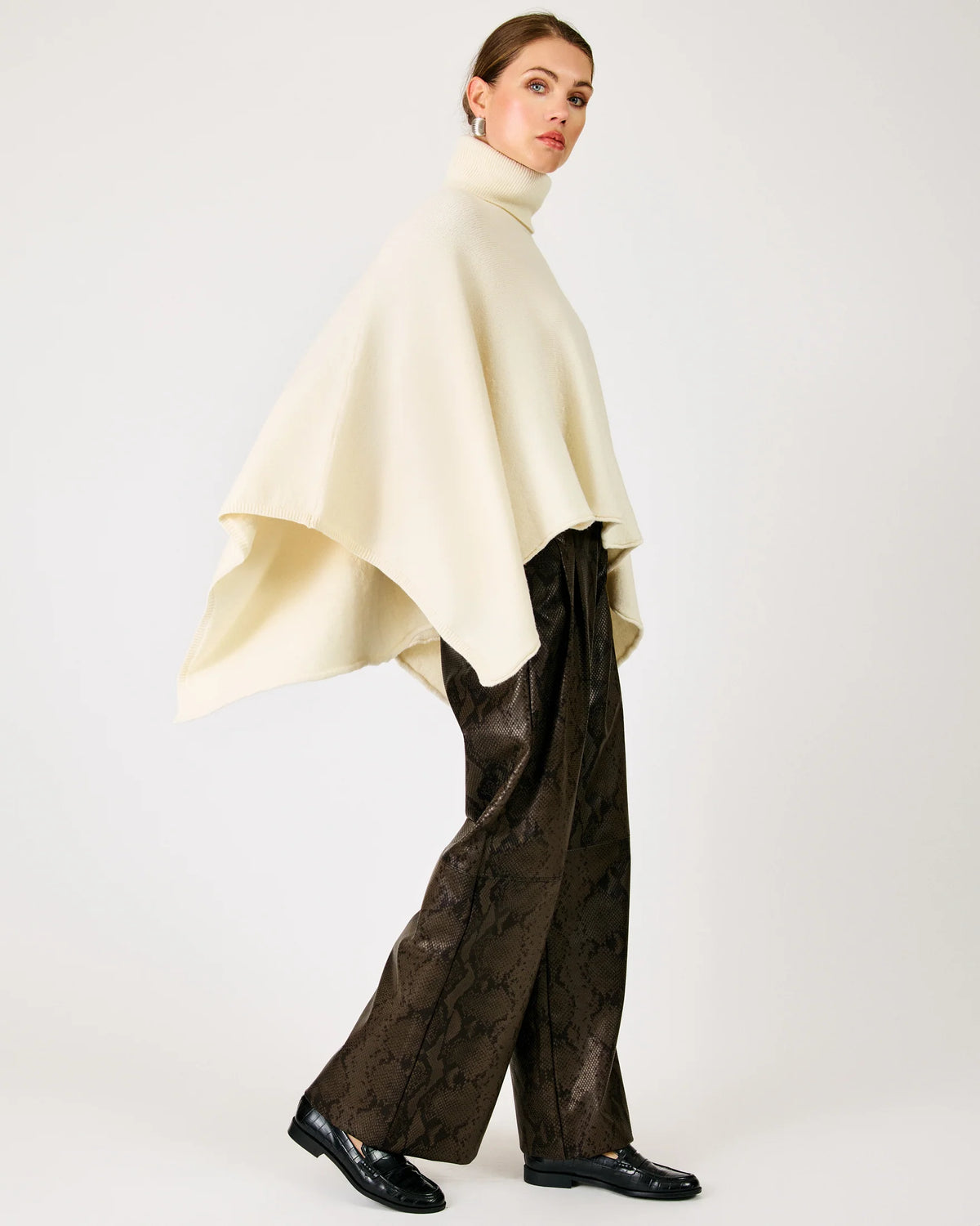 Orly Turtleneck Cape Sweater