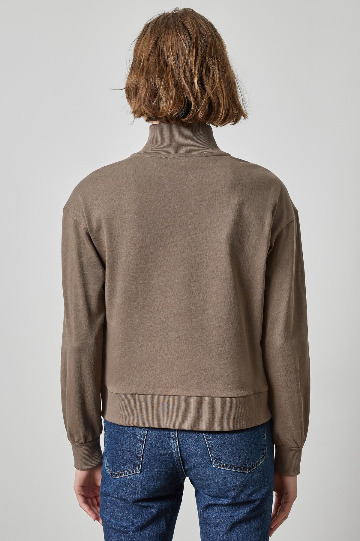 Lilla P Mock Neck Cardigan