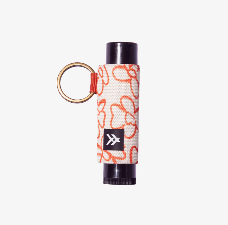 Thread Wallets Elastic Lip Balm holder Keychain