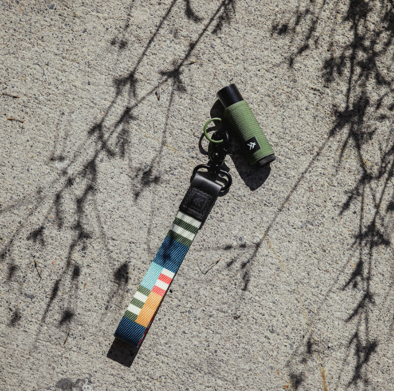 Thread Wallets Elastic Lip Balm holder Keychain