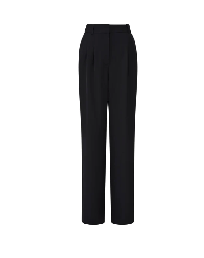 French Connection Wide Leg Harrie Suiting Trouser Pants in Cream or Black