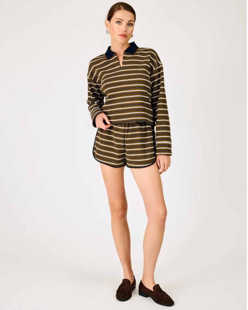 Sadie Striped Knit Shorts