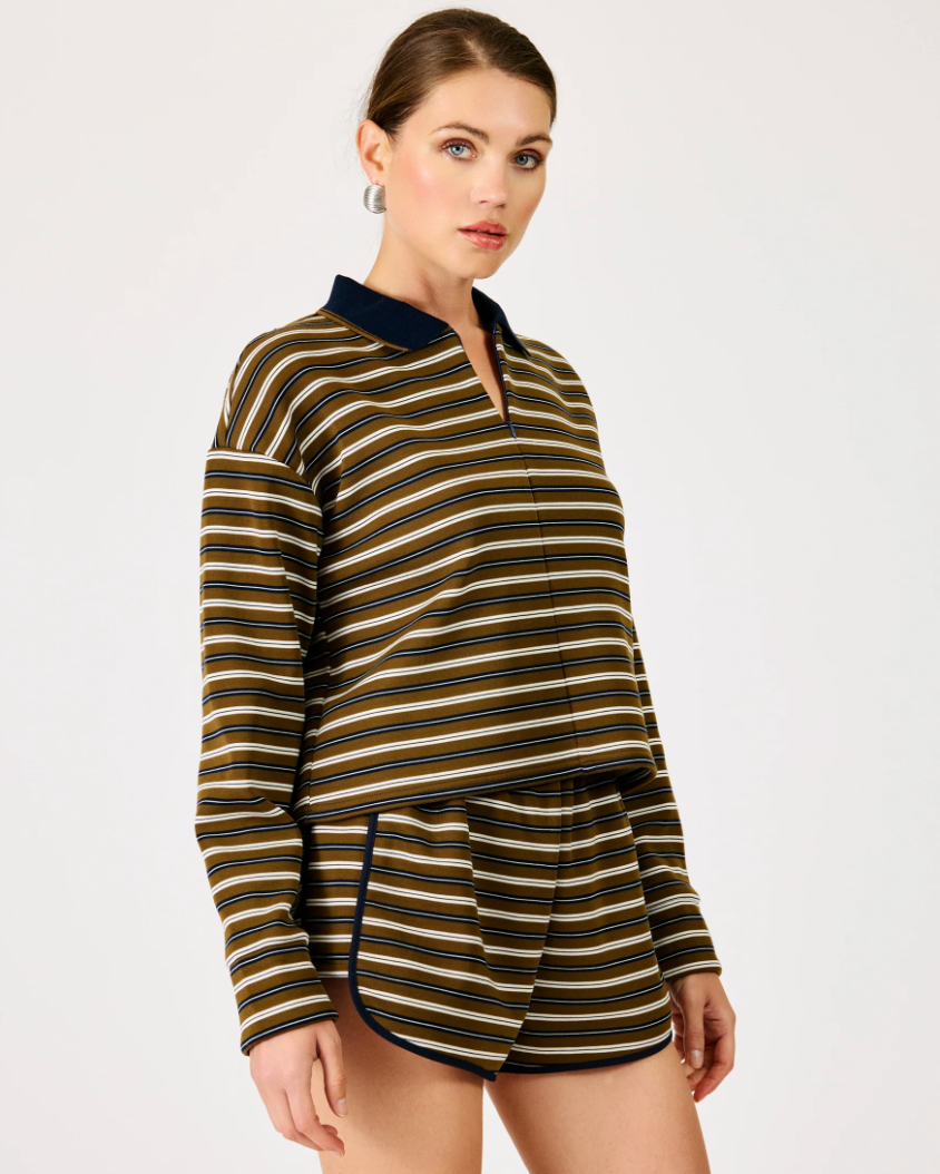 Sadie Striped Knit Shorts