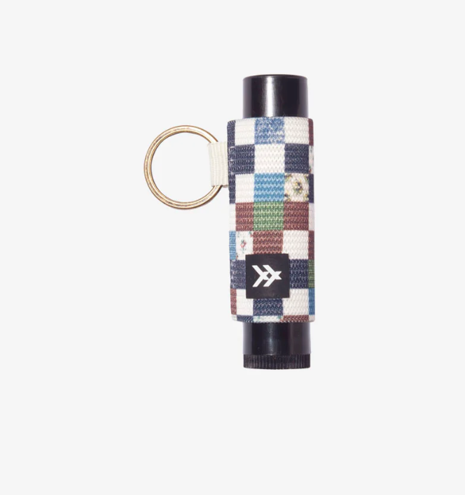 Thread Wallets Elastic Lip Balm holder Keychain