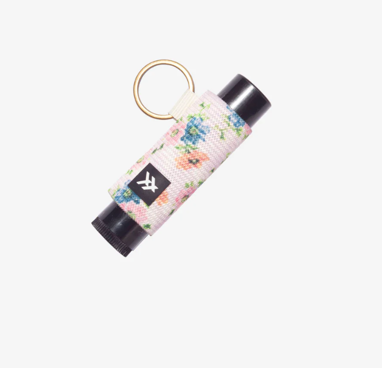 Thread Wallets Elastic Lip Balm holder Keychain