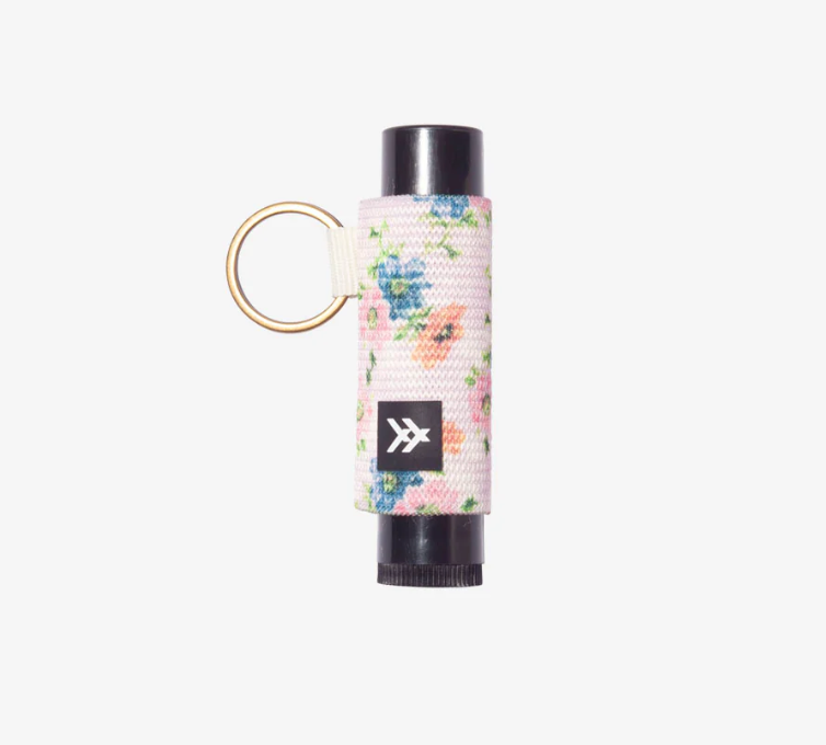 Thread Wallets Elastic Lip Balm holder Keychain
