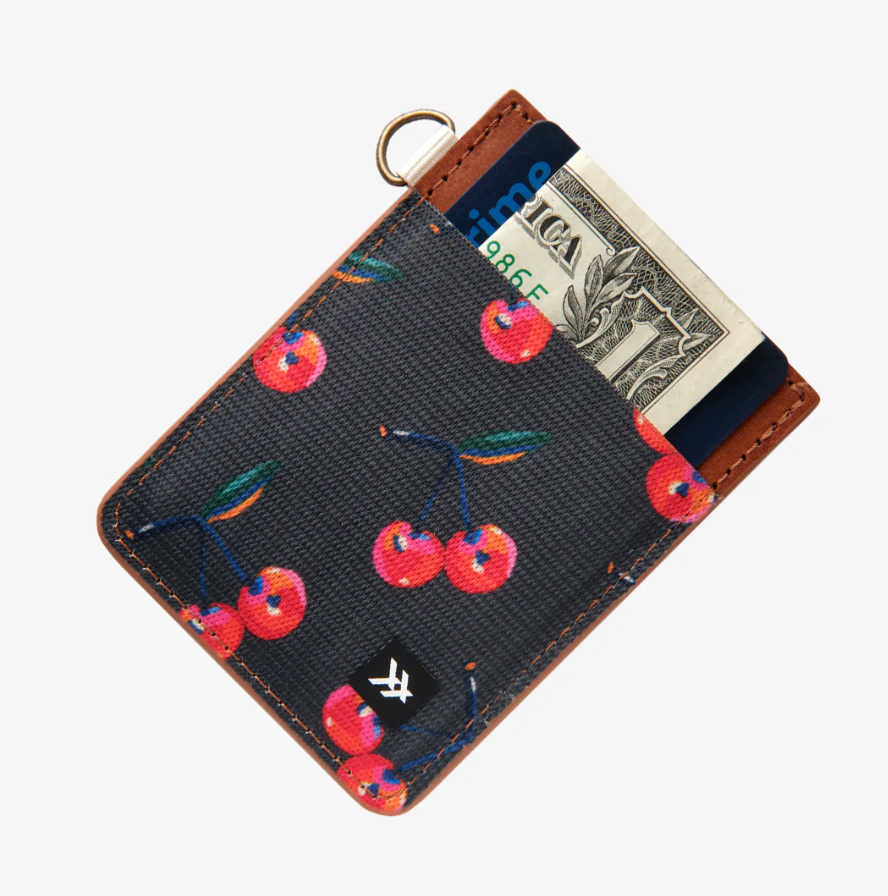 Thread Wallets RFID Secure Leather Vertical Card Wallet