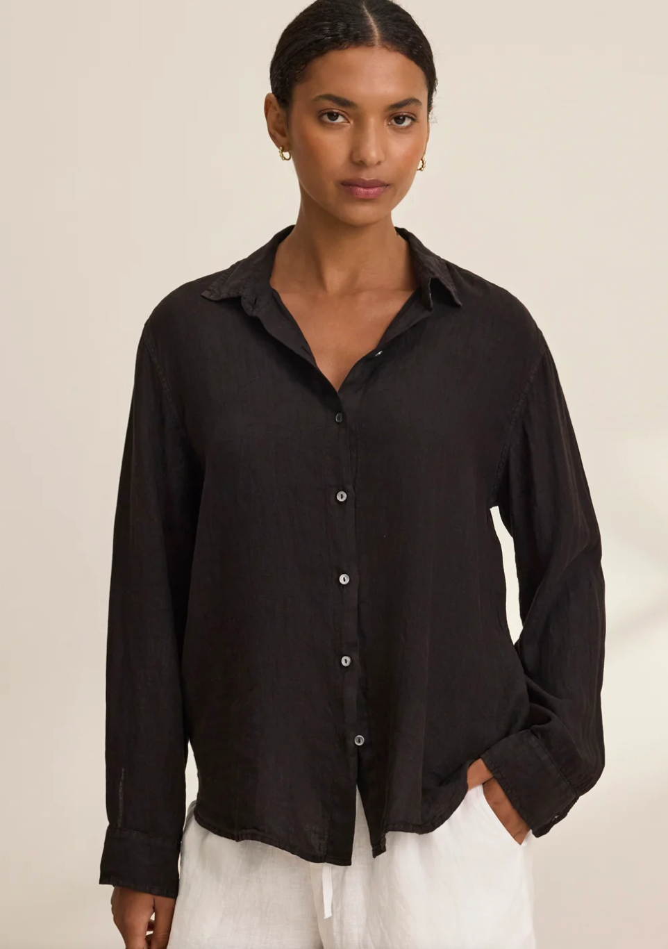 Velvet with Cleo Wade Sisi Linen Button Down Shirt