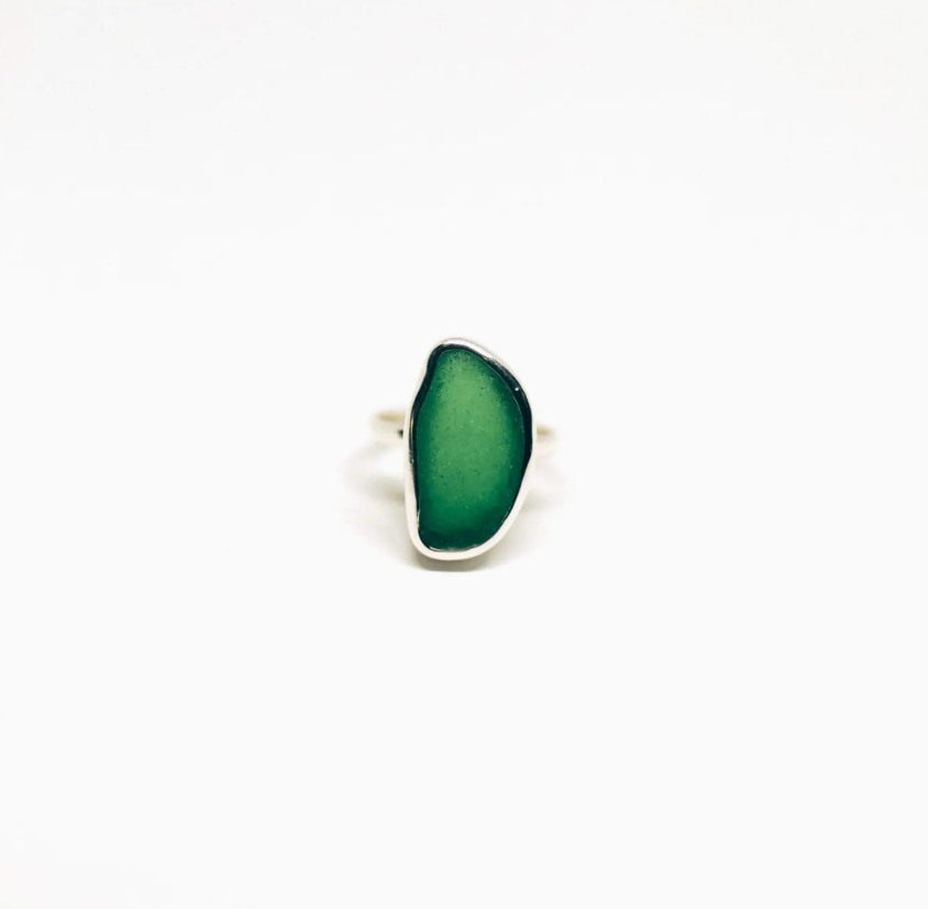Handmade Sea Glass Rings
