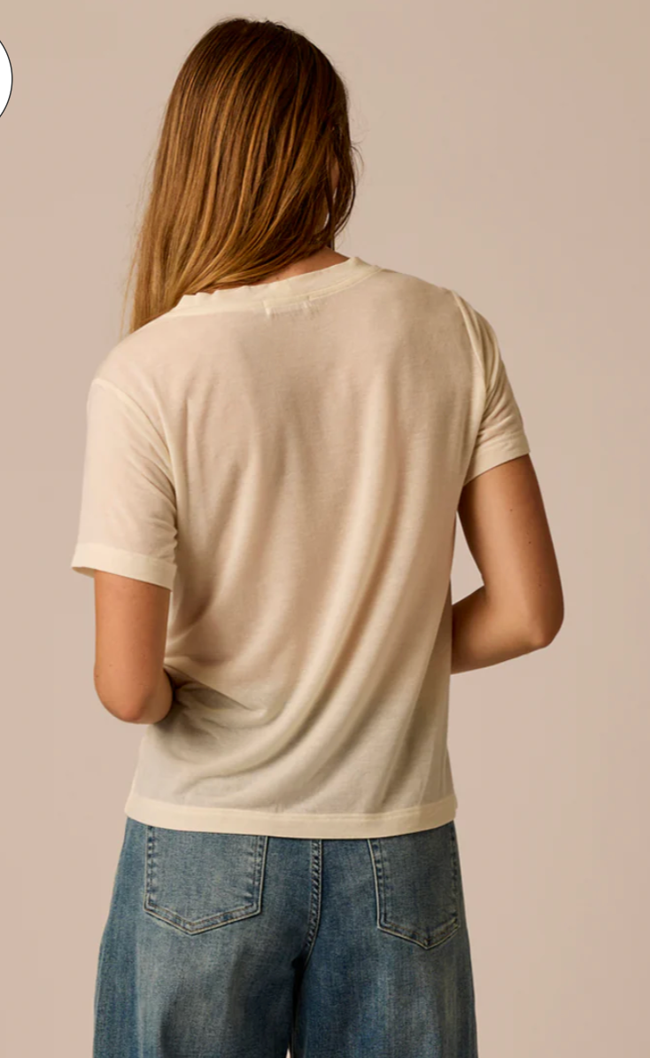 Lea Tissue V-Neck Short Sleeve T-shirt