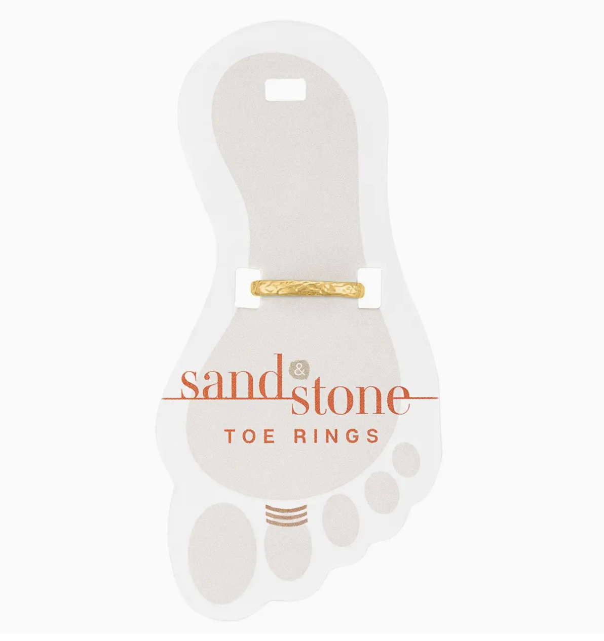 Sand &amp; Stone Toe Rings - Silver and Gold Styles