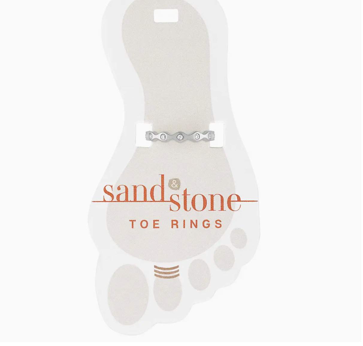 Sand &amp; Stone Toe Rings - Silver and Gold Styles