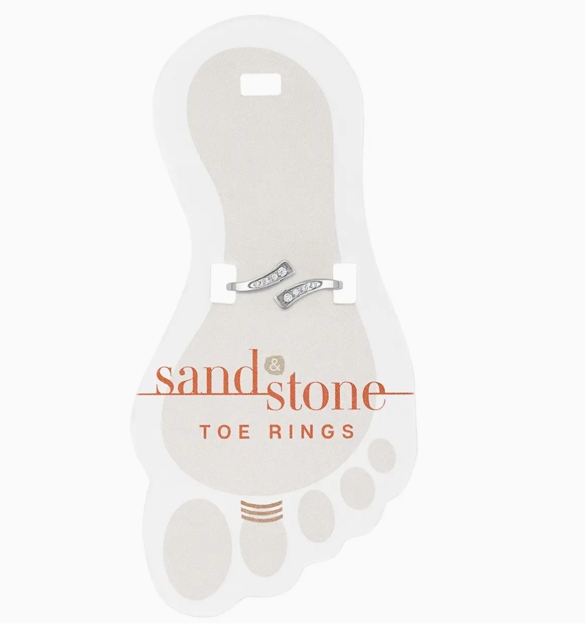 Sand &amp; Stone Toe Rings - Silver and Gold Styles