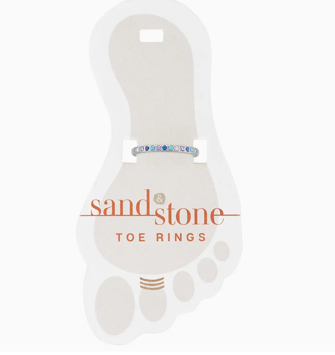 Sand &amp; Stone Toe Rings - Silver and Gold Styles