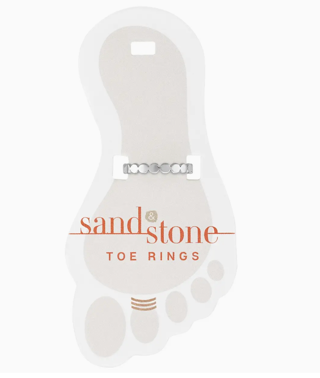 Sand &amp; Stone Toe Rings - Silver and Gold Styles