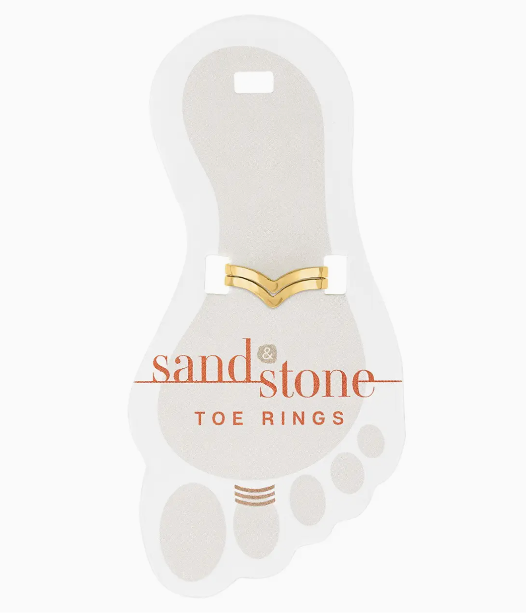 Sand &amp; Stone Toe Rings - Silver and Gold Styles