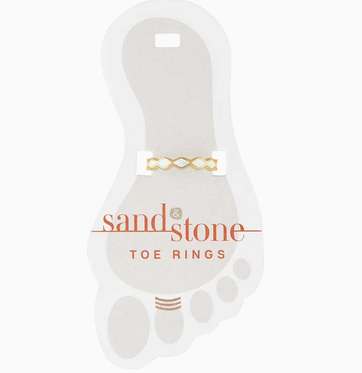 Sand &amp; Stone Toe Rings - Silver and Gold Styles