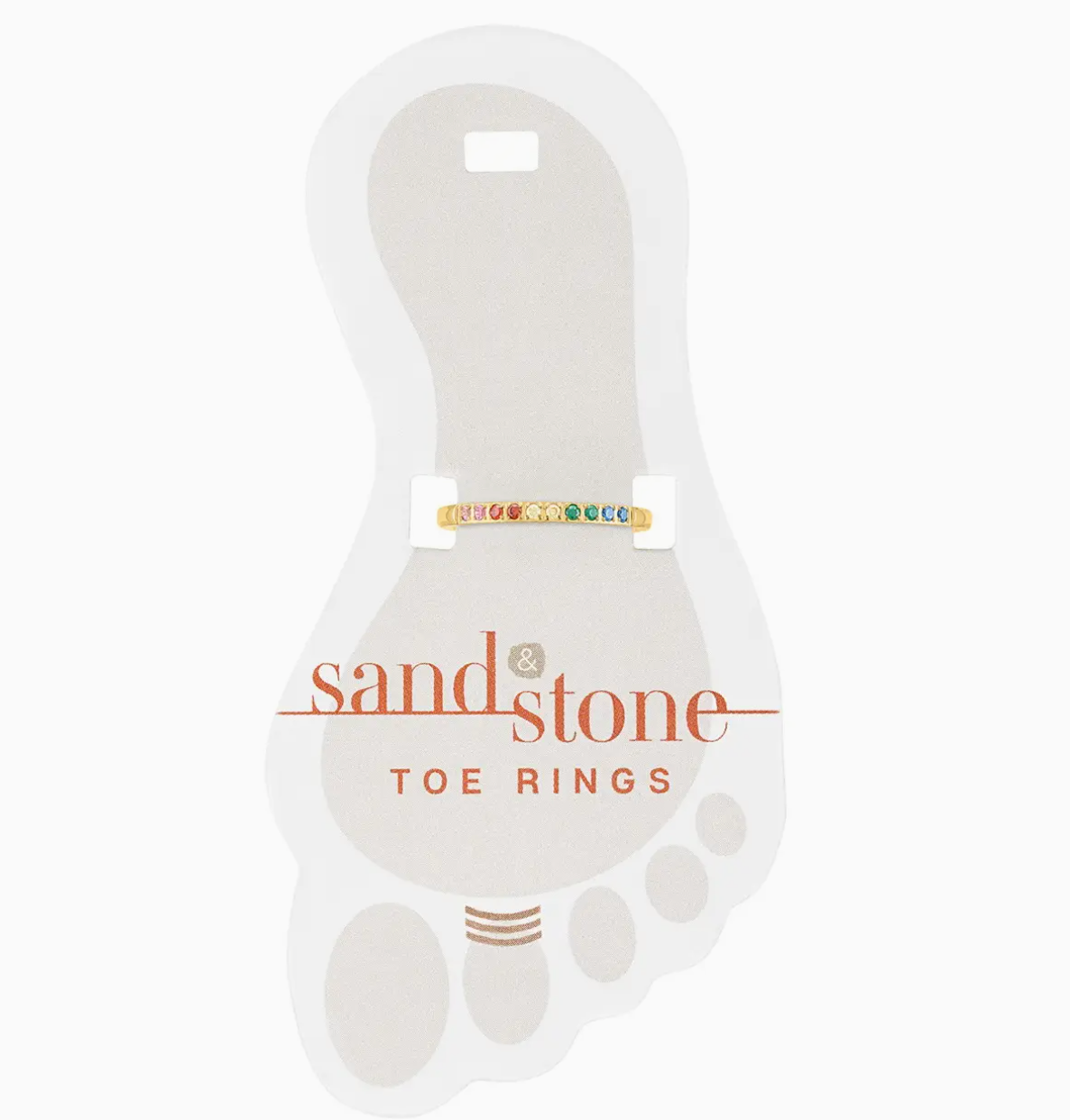 Sand &amp; Stone Toe Rings - Silver and Gold Styles