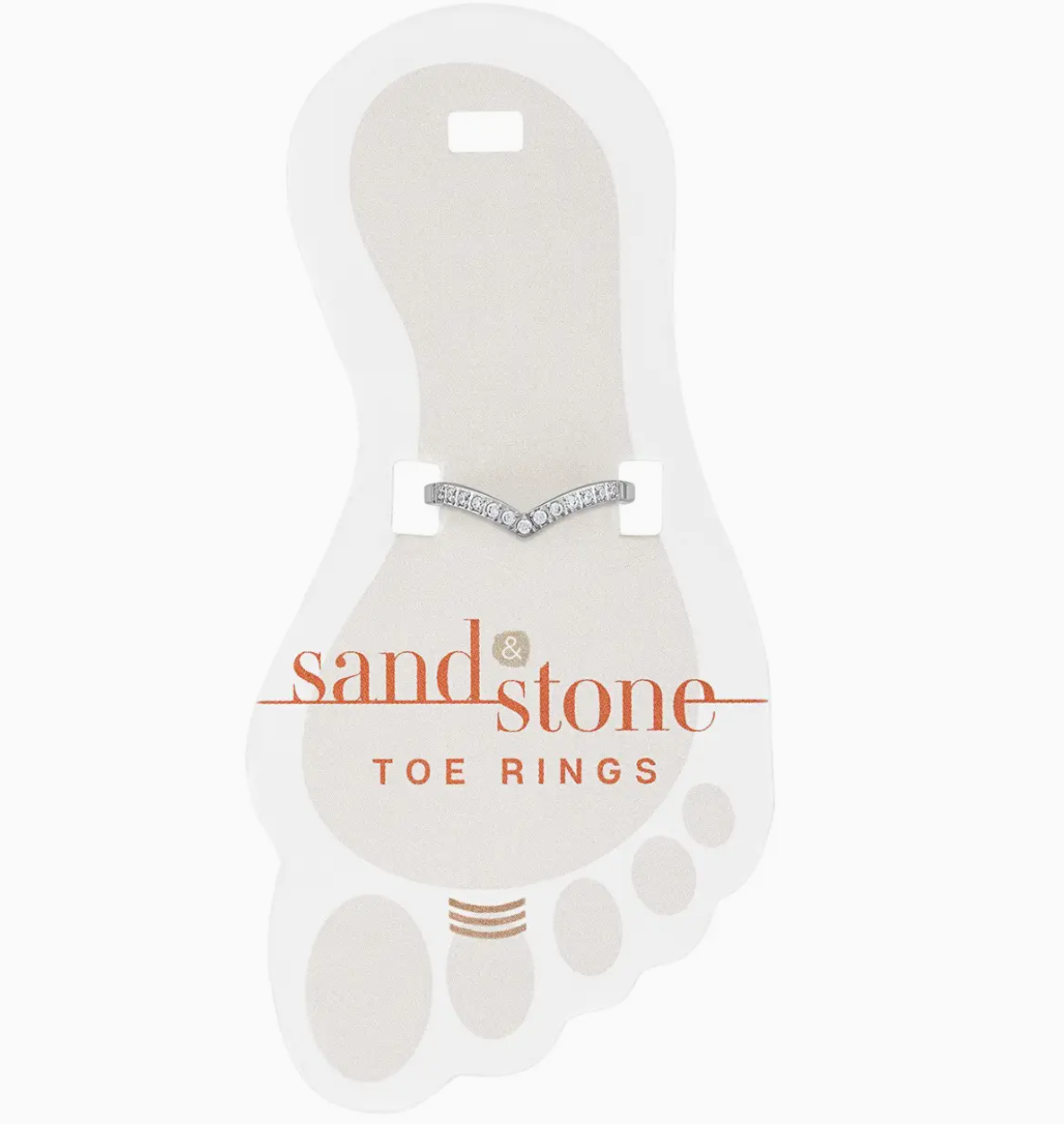 Sand &amp; Stone Toe Rings - Silver and Gold Styles