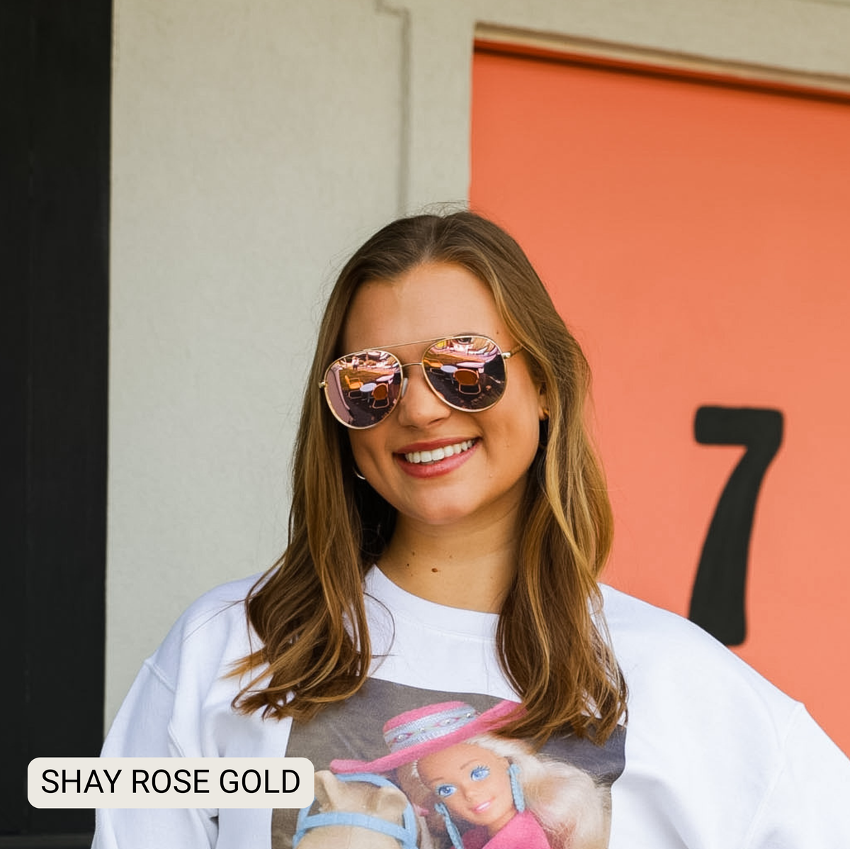 DAX Eyewear - SHAY - Women's Polarized Large Hair Friendly Aviator
