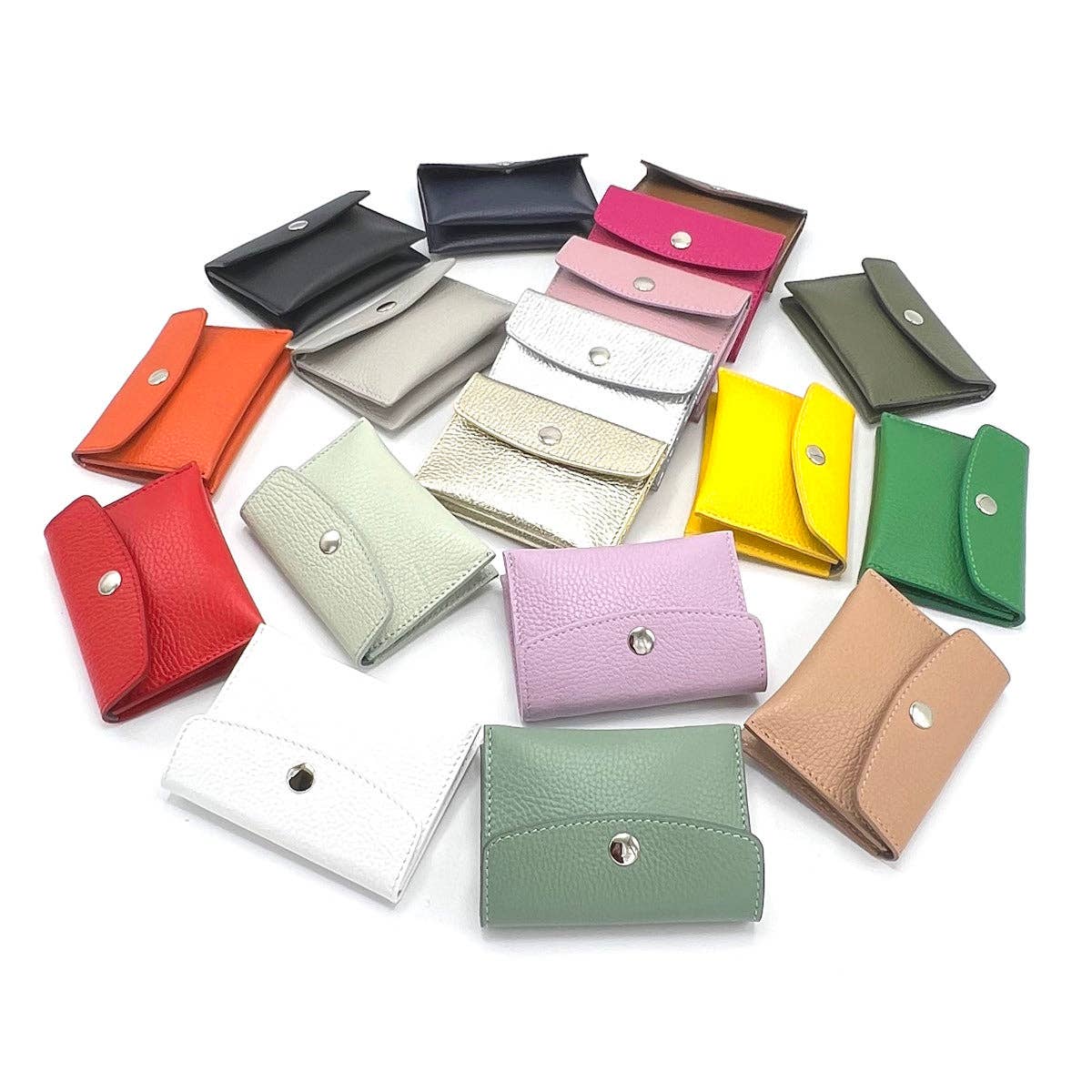 Genuine Italian Leather Coin Purse/Card Wallet