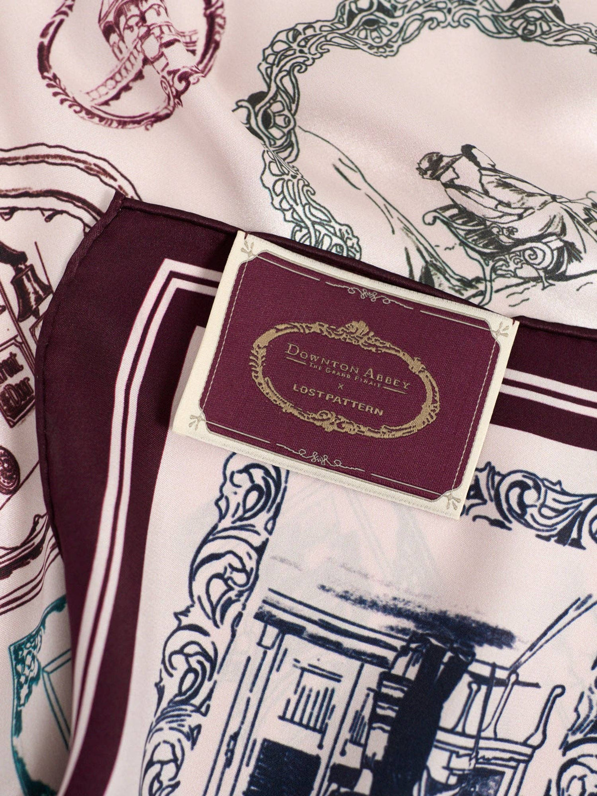 Downton Abbey "The Grand Finale" Silk Scarf