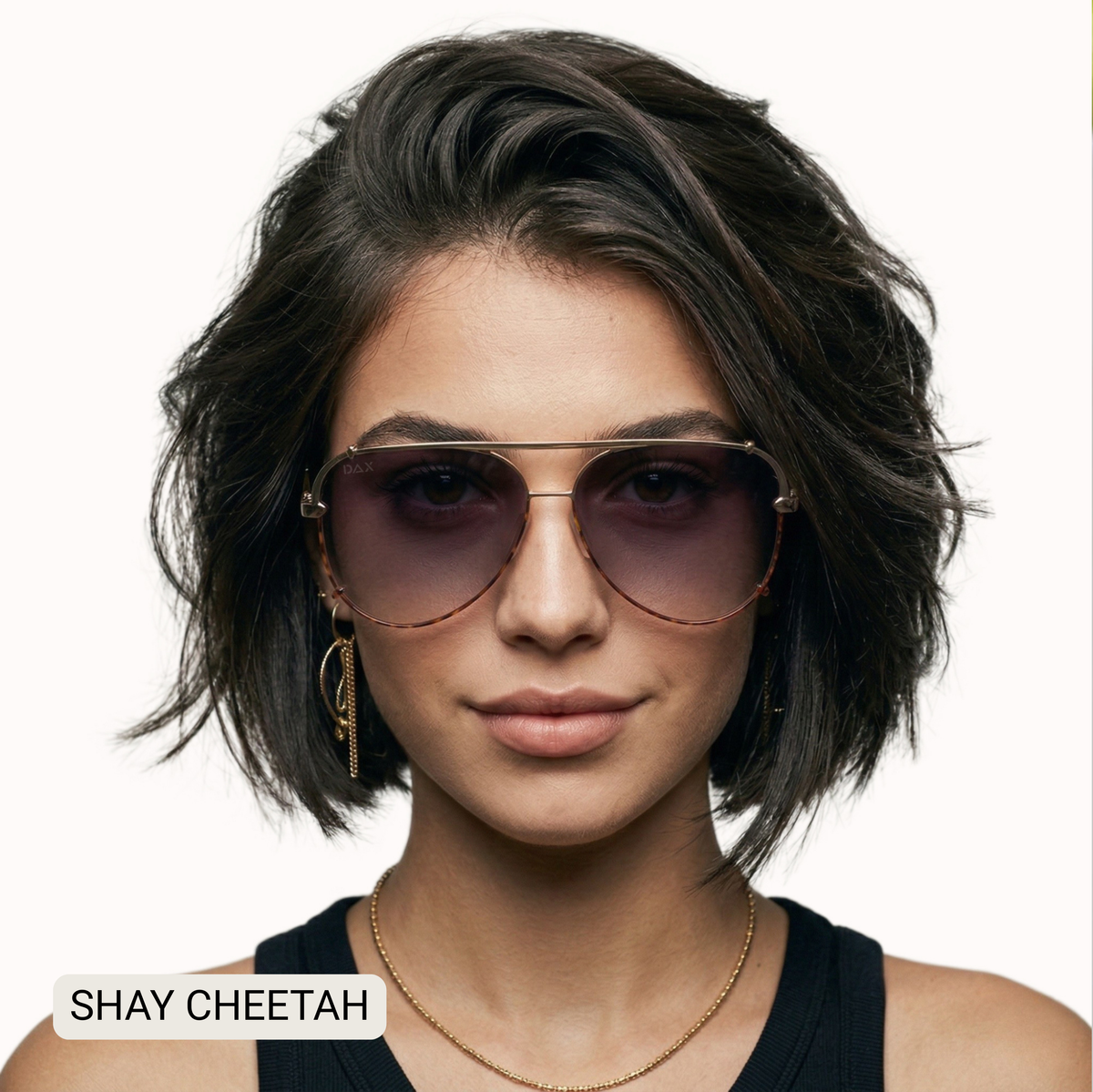 DAX Eyewear - SHAY - Women's Polarized Large Hair Friendly Aviator
