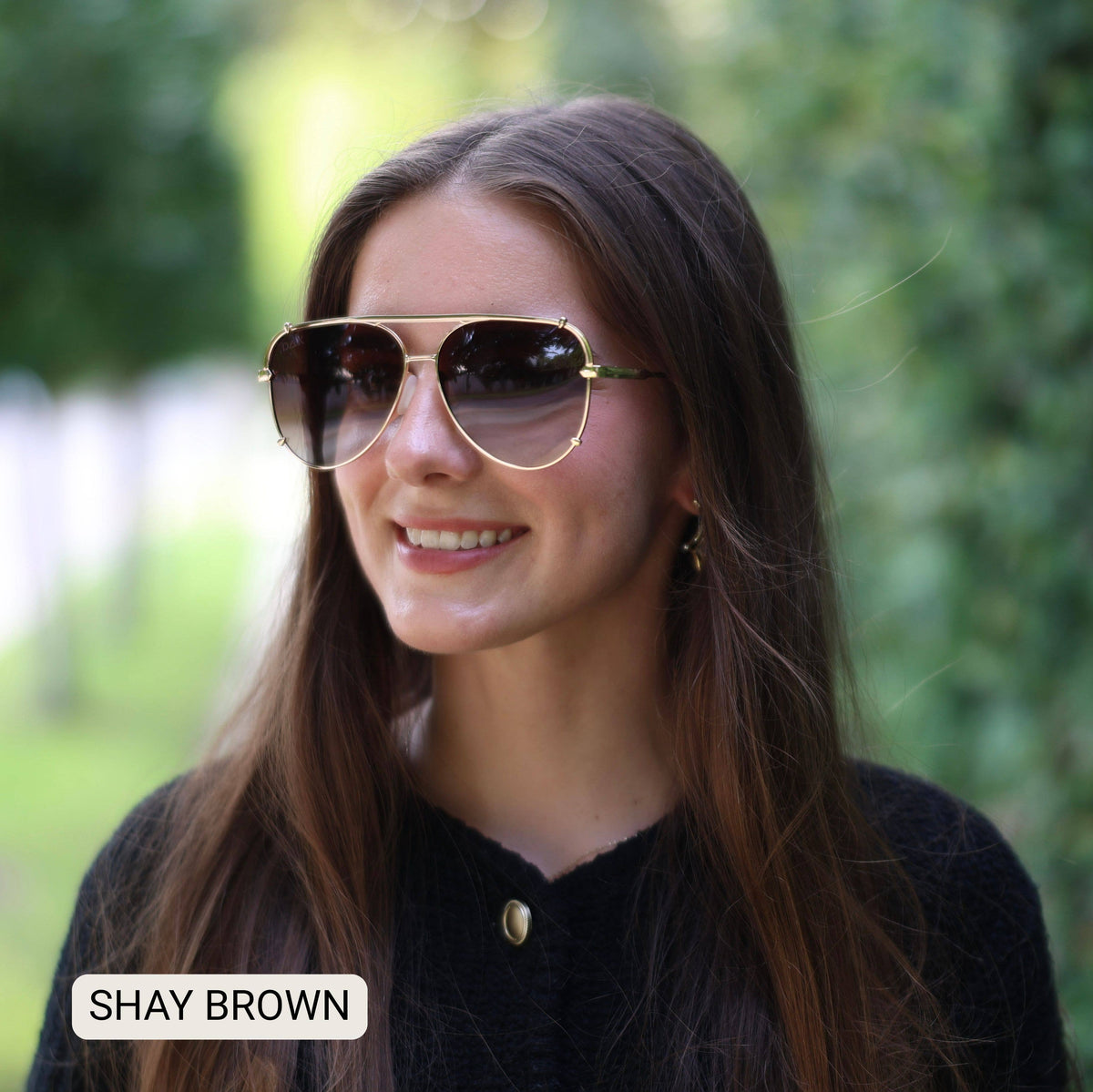 DAX Eyewear - SHAY - Women's Polarized Large Hair Friendly Aviator