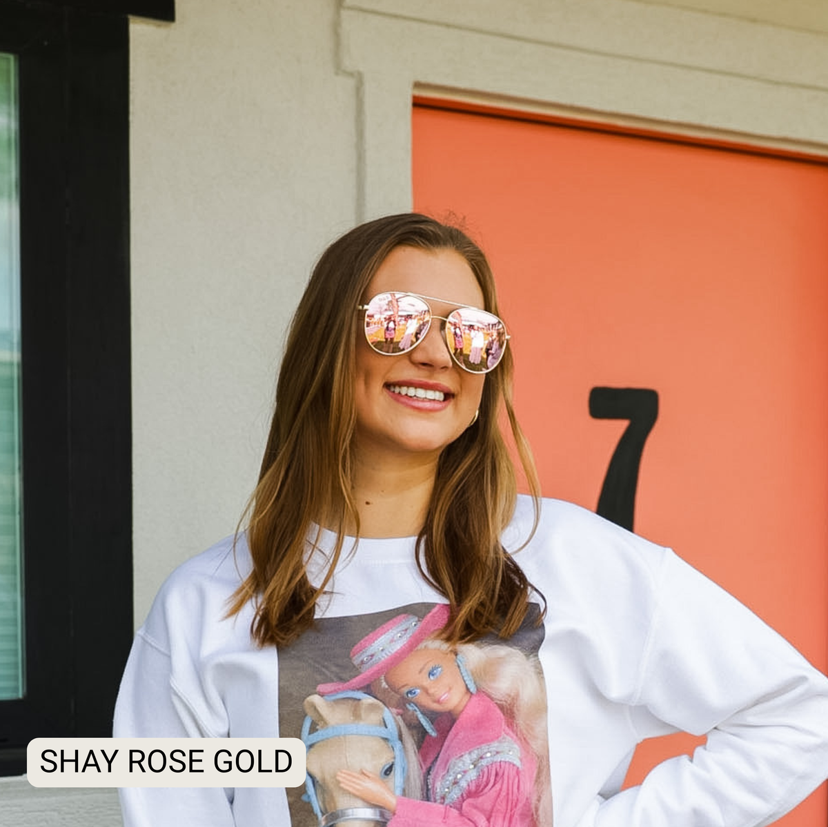 DAX Eyewear - SHAY - Women's Polarized Large Hair Friendly Aviator