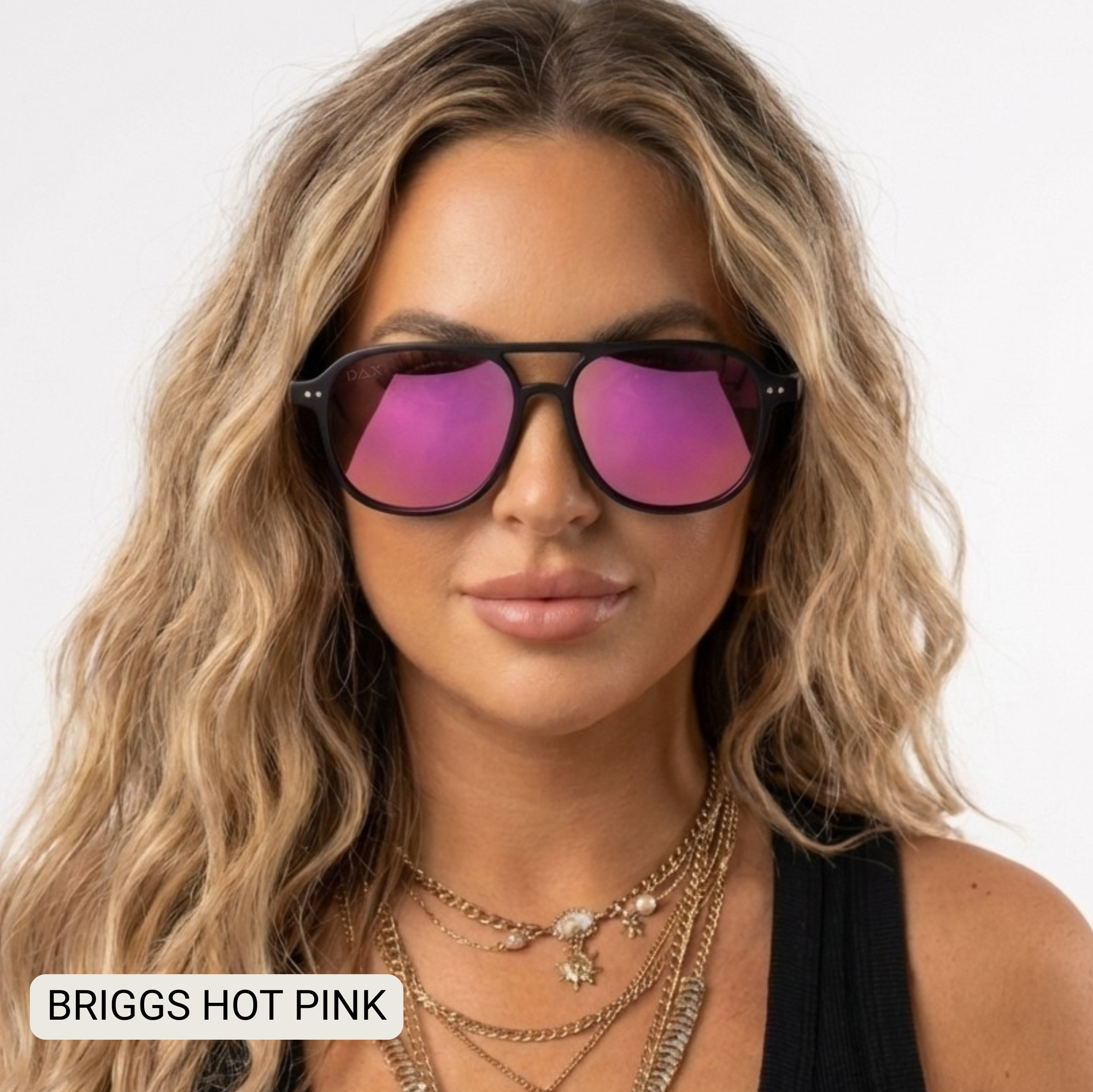 DAX Eyewear - Briggs - Women's Polarized Small/ Medium Aviator