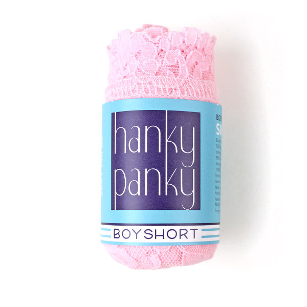 Hanky Panky Mid Rise Signature Stretch Lace Boyshorts