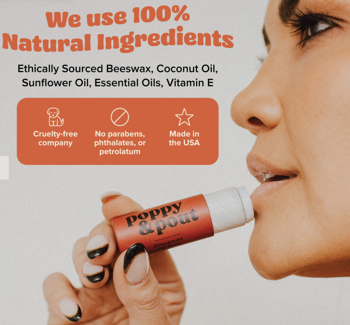 Poppy &amp; Pout Scented Oil Lip Balms